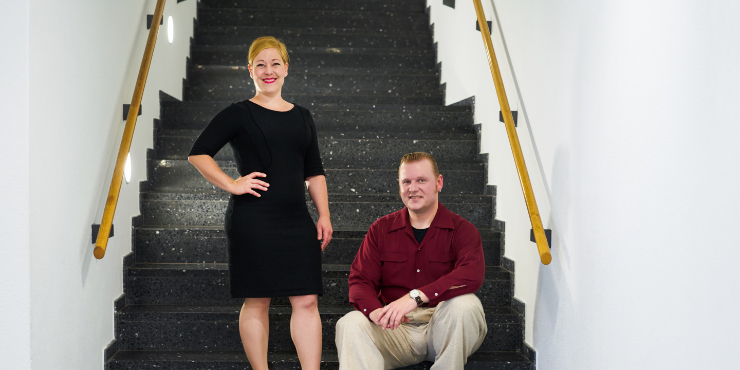 Selina Villiger und Konrad Amstutz. Bild Ingo Höhn