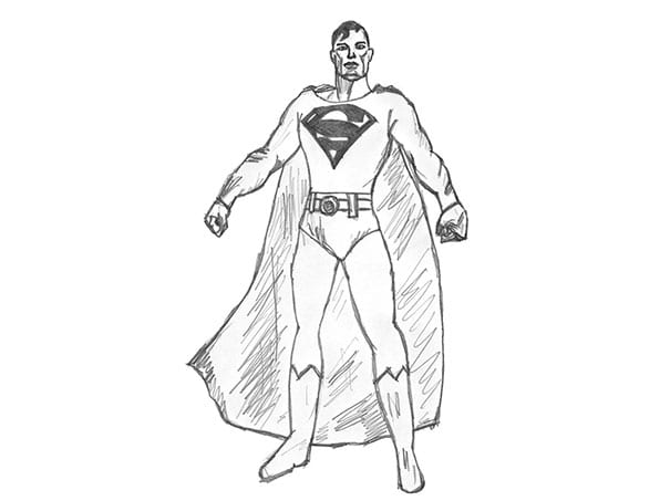 Superman: ein «großer Mann» in der westlichen Version.