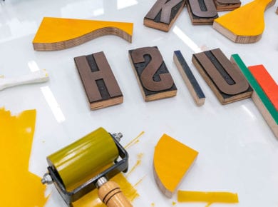 Druckutensilien aus der Publishingwerkstatt. Bild: Niklaus Spörri
