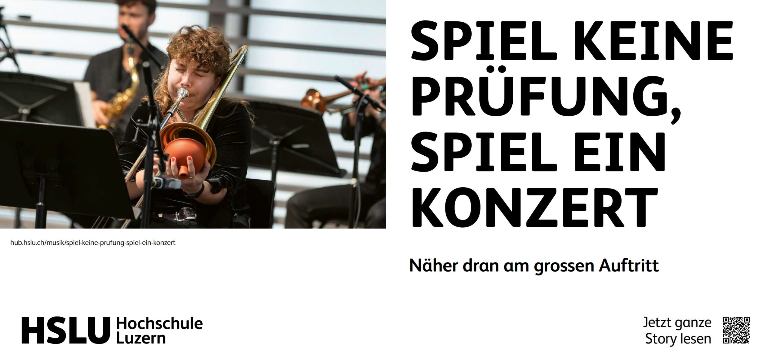 Neuer Markenauftritt: Spiel keine Prüfung, spiel ein Konzert